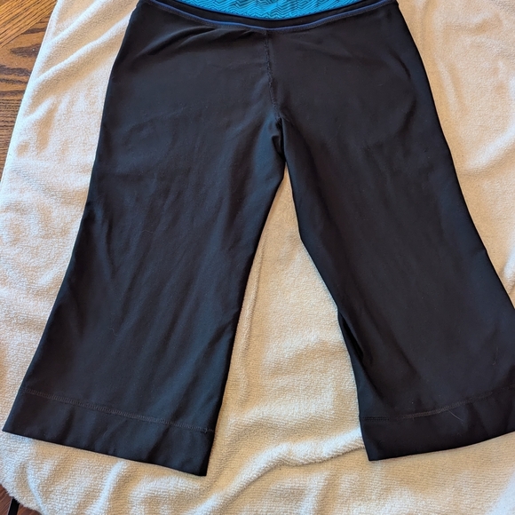 Nike Blue and Black Track Pants - Picture 3 of 5